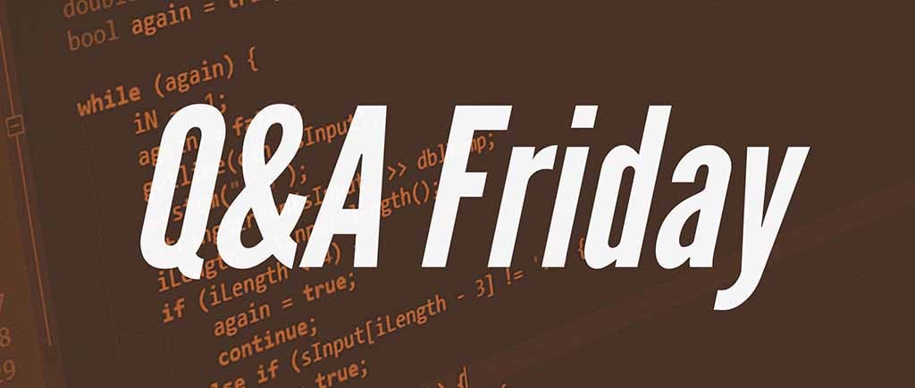 Questions of the Week 34