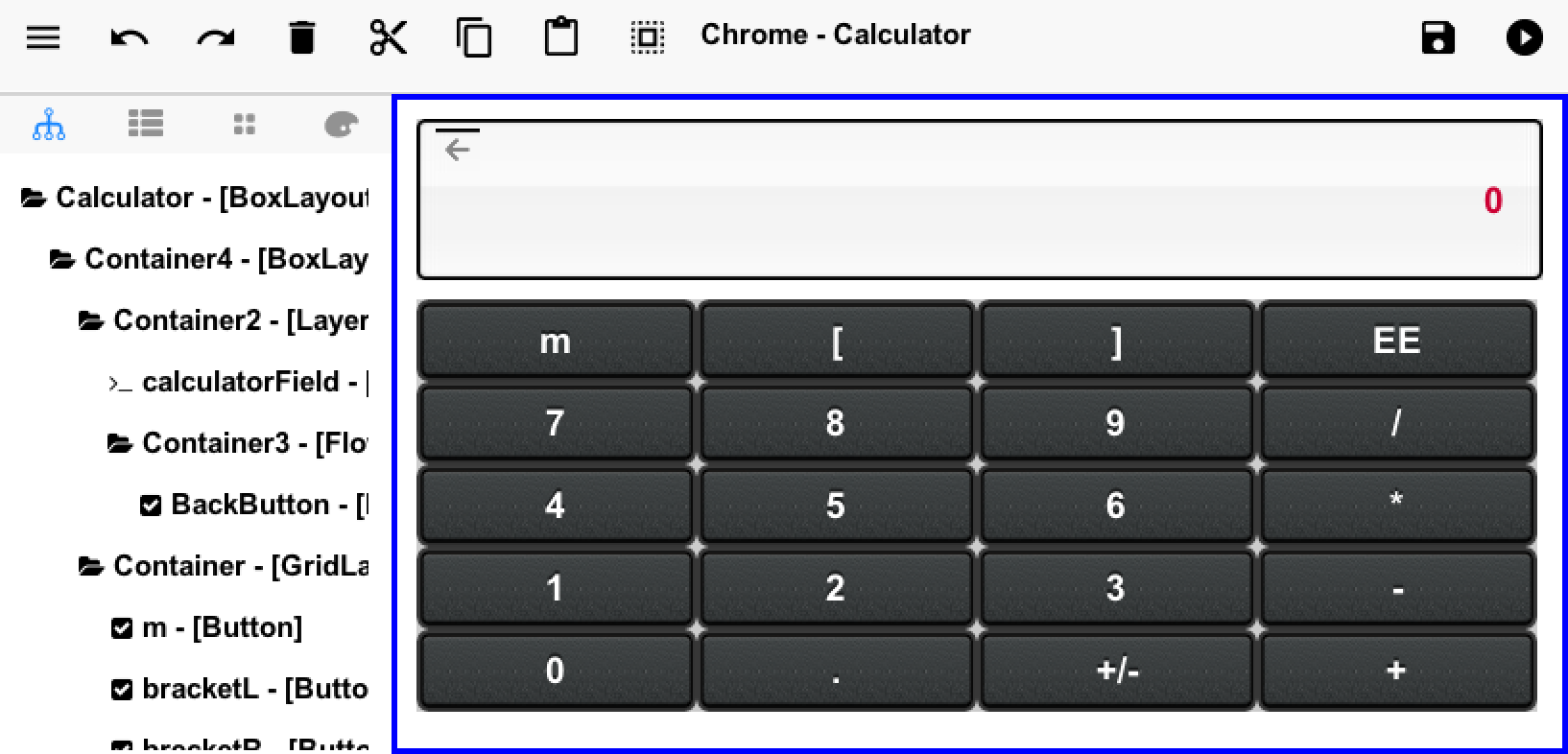 Using the new GUI Builder